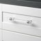 Gliderite Hardware 6-1/4 in. Center to Center Clear Acrylic Cabinet Pull Polished Chrome 4718-160-PC-1 - alternate 2